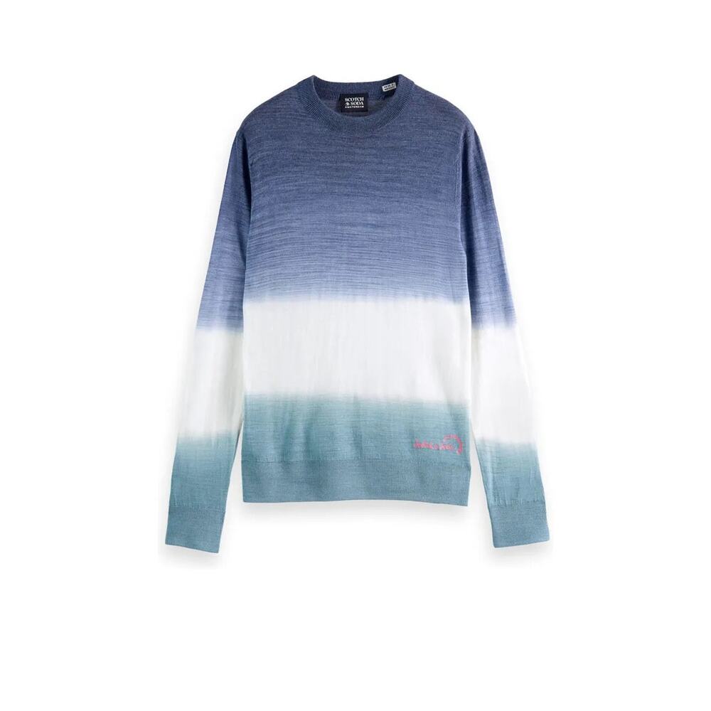 Scotch & Soda Ombre Wool Blend Crewneck Sweater M